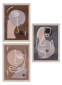 Set de 3 tablouri Mavandria 1 (natural). 1147466
