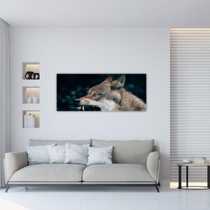 Tablou cu lup (120x50 cm)