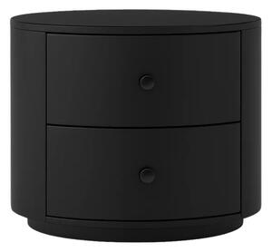 Noptieră inteligentă cu încărcare wireless 15W, iluminare LED 3 culori și 2 sertare de depozitare