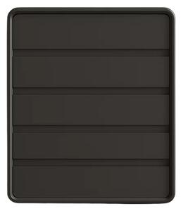 Comodă din MDF și piele PU – 5 sertare, 55x40x101 cm-DarkGray