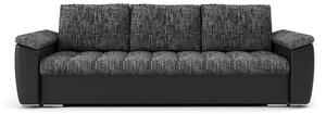 VEGAS III canapea pat, culoare - cenușiu / negru