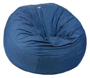 Fotoliu King Size, Material Textil - Blue Denim