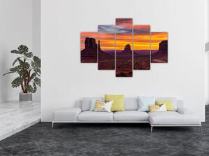 Tablou - Monumentul Valley în Arizona (150x105 cm)