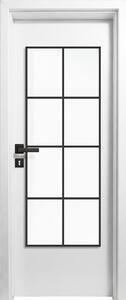 Usa interior Alba HDF cu toc reglabil din MDF PAL - Colectia STENOIR Alb 7.2