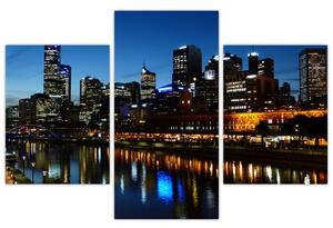 Tablou cu noaptea în Melbourne (90x60 cm)