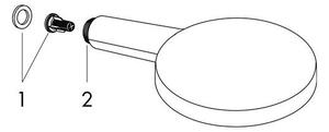 Para de dus, Hansgrohe, Raindance Select S 120, 3 jeturi, bronz periat