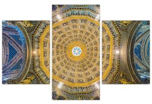 Tablou cu tavanul bisericii Siena (90x60 cm)