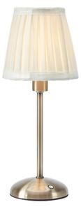Markslöjd 109126 - Lampă de masă LED reîncărcabilă, reglabilă, ANNO 1xE14/2W/2000 mAh, alb/alamă