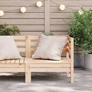 Canapea de colț pentru grădină, lemn masiv de pin