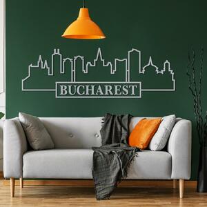 DUBLEZ | Autocolant din lemn al panoramei - Bucharest