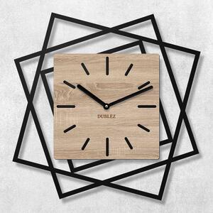DUBLEZ | Ceas de perete din lemn 3D - Frames