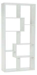 Biblioteca ODYN, alb, PAL, 89x29x180 cm