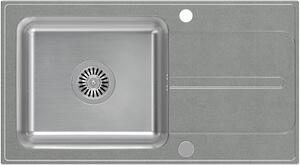 Quadron Ralph chiuvetă din granit-oțel 78x43 cm gri/grafit/onix FUS_R7843SZ
