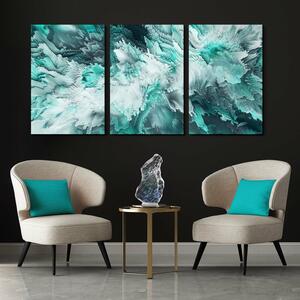 DUBLEZ | Tablou abstract modern - Valuri înghețate