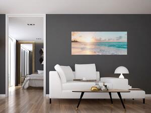 Tablou - Plaja de vis (120x50 cm)