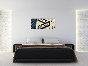 Tablou - New York ONE WAY (120x50 cm)