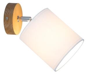 Spot-Light 56744174 - Aplică de perete cu spot APRILLIA 1xE27/25W/230V, stejar alb