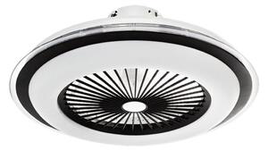 Plafonieră LED dimabilă cu ventilator ZEPHYR LED/48W/230V negru + telecomandă