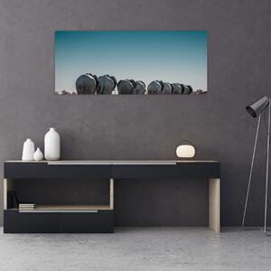 Tablou - Plecarea elefanților (120x50 cm)