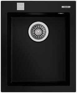 Teka Forsquare chiuveta tegranit 50x41 cm negru 115230010