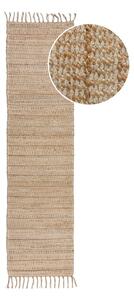 Covor în culoare naturală tip traversă 60x230 cm Levi – Flair Rugs