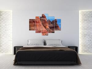 Tablou - Valurile pe stânci (150x105 cm)