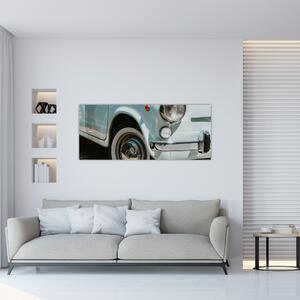 Tablou - mașina retro Fiat (120x50 cm)