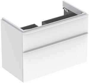 Geberit Smyle Square dulap 88.4x47x61.7 cm dulap atârnat sub chiuvetă alb 500.354.00.1