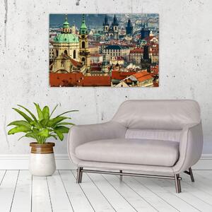 Tablou - Panorama din Praga (90x60 cm)
