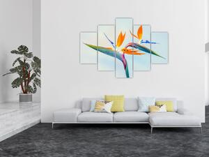 Tablou cu floarea Strelicie (150x105 cm)