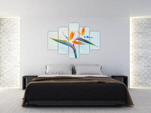 Tablou cu floarea Strelicie (150x105 cm)