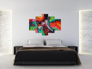 Tablou abstract - culori (150x105 cm)