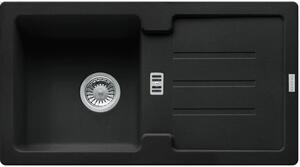 Franke Strada chiuvetă din granit 78x43.5 cm negru 114.0676.328