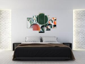 Tablou abstract - buline (150x105 cm)