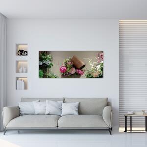 Tablou -Trandafir pentru tine (120x50 cm)