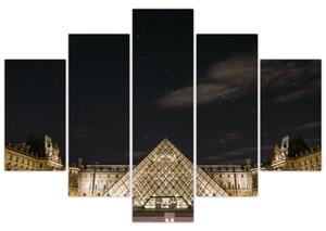 Tablou - Louvre nocturn (150x105 cm)