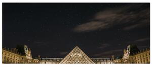 Tablou - Louvre nocturn (120x50 cm)