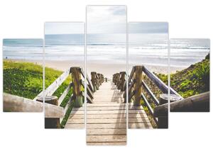 Tablou - Intare pe plaja (150x105 cm)