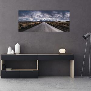 Tablou drumului în deșert (120x50 cm)