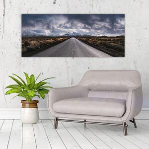 Tablou drumului în deșert (120x50 cm)