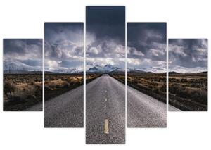 Tablou drumului în deșert (150x105 cm)