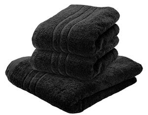 Prosop Comfort Maxi 100x180 cm negru, 100% bumbac