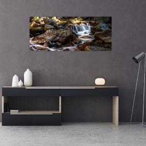 Tablou cu râul pietros (120x50 cm)