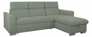 Colțar Boston 712, Funcția de dormit, Spațiu de depozitare, 243x186x98cm, 125 kg, Picioare: Lemn, Plastic