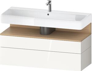 Duravit Qatego dulap 119x47x59 cm dulap atârnat sub chiuvetă alb-stejar QA4396030220010