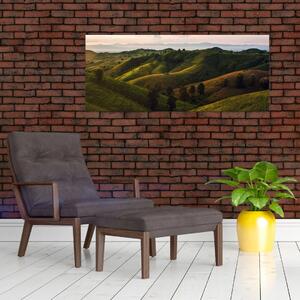 Tablou - Priveliște spre dealurile din Thailanda (120x50 cm)