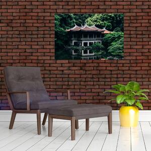 Tablou cu grădina japoneză națională (90x60 cm)