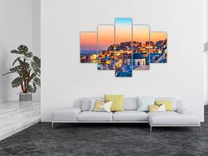 Tablou - Santorini în amurg (150x105 cm)