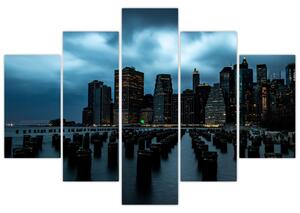 Tablou - Privire spre Zgârâie nori din New York (150x105 cm)