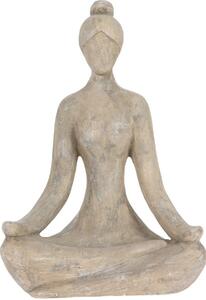 Decor pentru exterior Lady Yoga III, 12,5 x 29,5cm